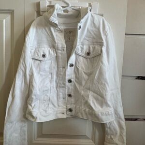 Jessica Simpson Cream Denim Jacket